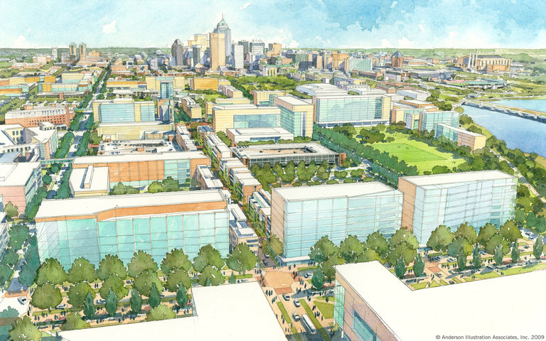 IUPUI Campus and Academic Medical Center Master Plans | SmithGroup