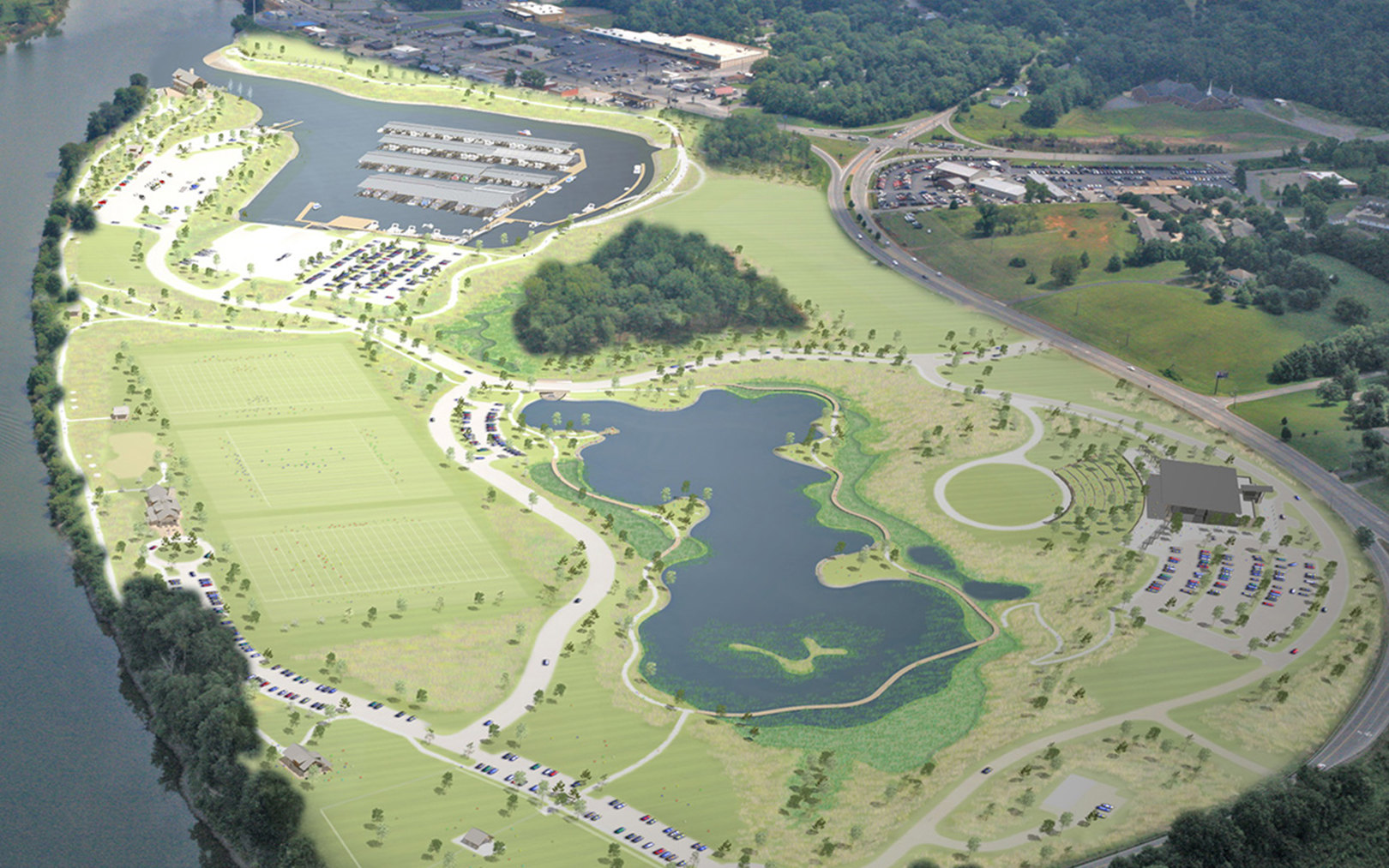 Clarksville Liberty Park and Marina SmithGroup
